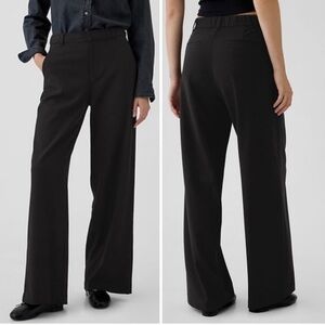 NWT! GAP Black 365 High Rise Brushed Twill Trousers - Size 6 Tall 🩷523055